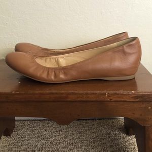 J. Crew leather ballet flats